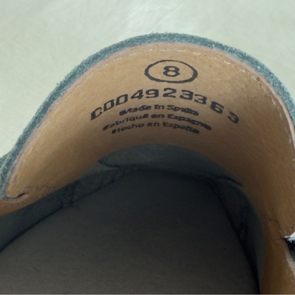 🤠 Free People At Ease Loafers | Size 8 | Stormy Sea Blue Suede Slip-On - Picture 6 of 9